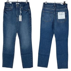 Good American Good Classic Jeans High Rise Skinnyish Fit Women’s 4/27 Blue NWT